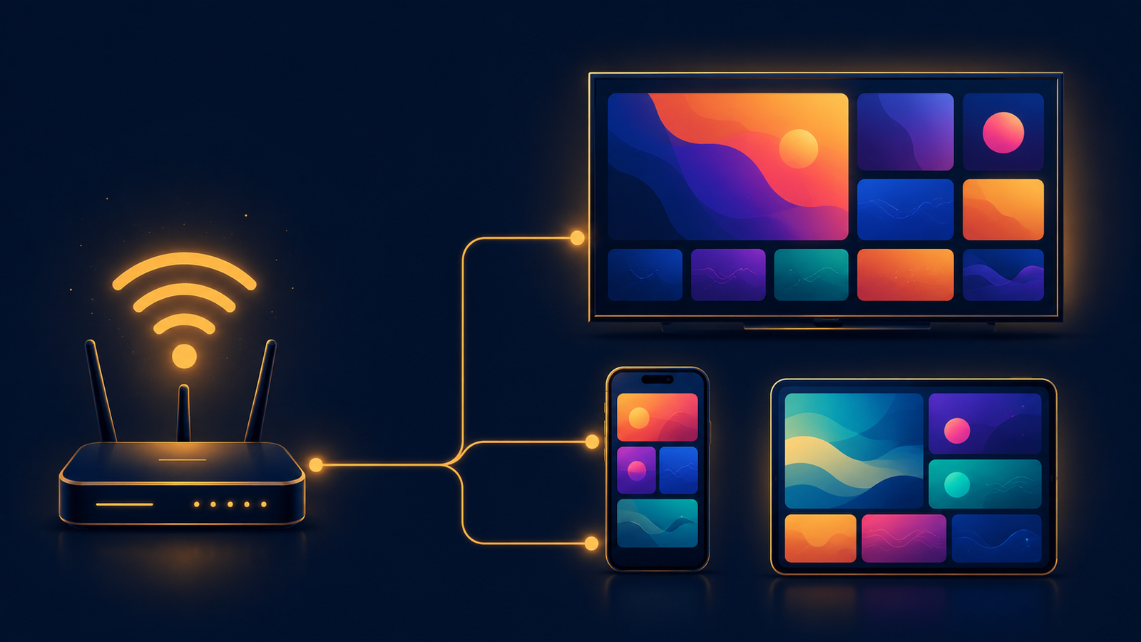 Wat is IPTV uitgelegd: internetverbinding die televisie, smartphone en tablet van content voorziet