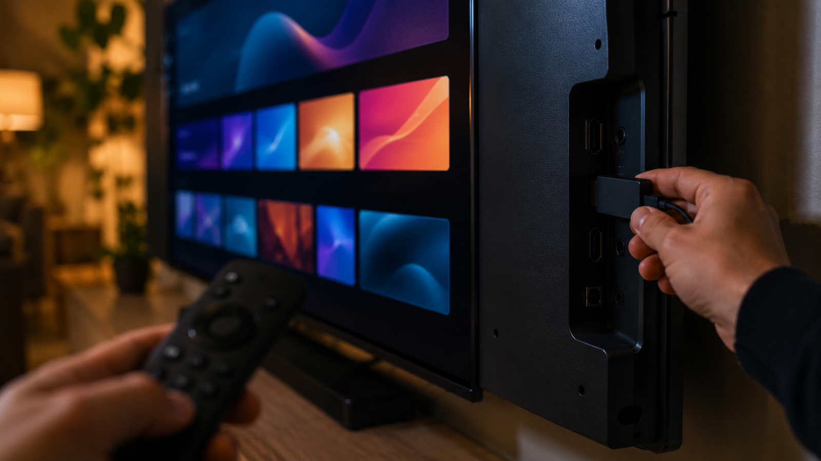 IPTV op Firestick installeren via een streamingapparaat aan de televisie