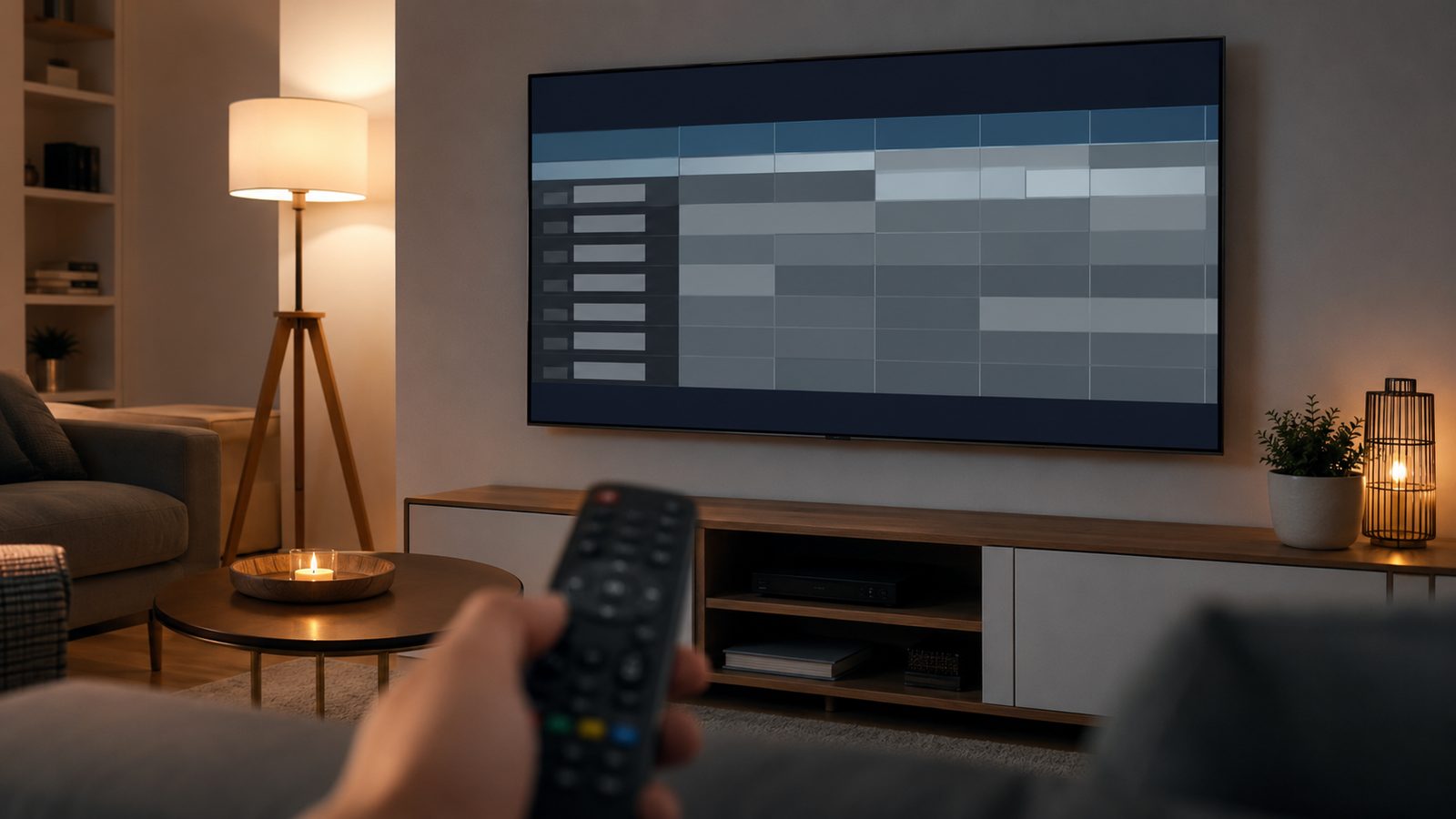 IPTV EPG instellen: programmagids laden in een IPTV speler op televisie